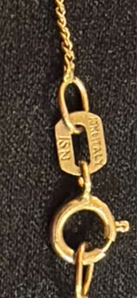 10K Gold Curb Chain Necklace 20 inches - photo 2