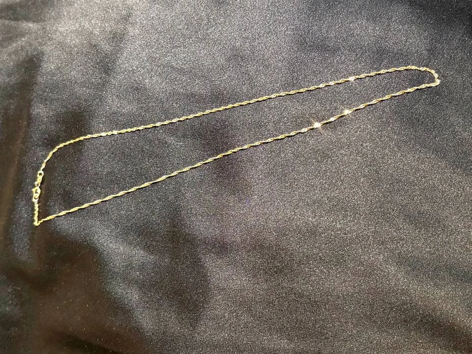 10K Gold Singapore Chain – 16 Inch
