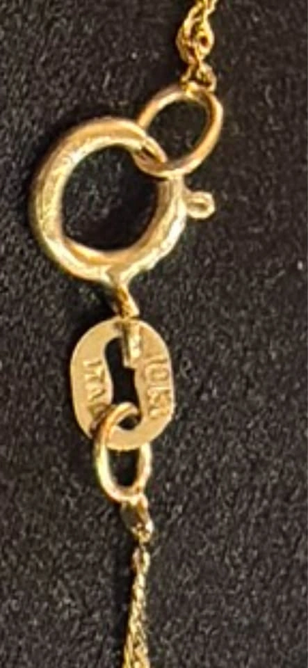 10K Gold Singapore Chain – 16 Inch - photo 2