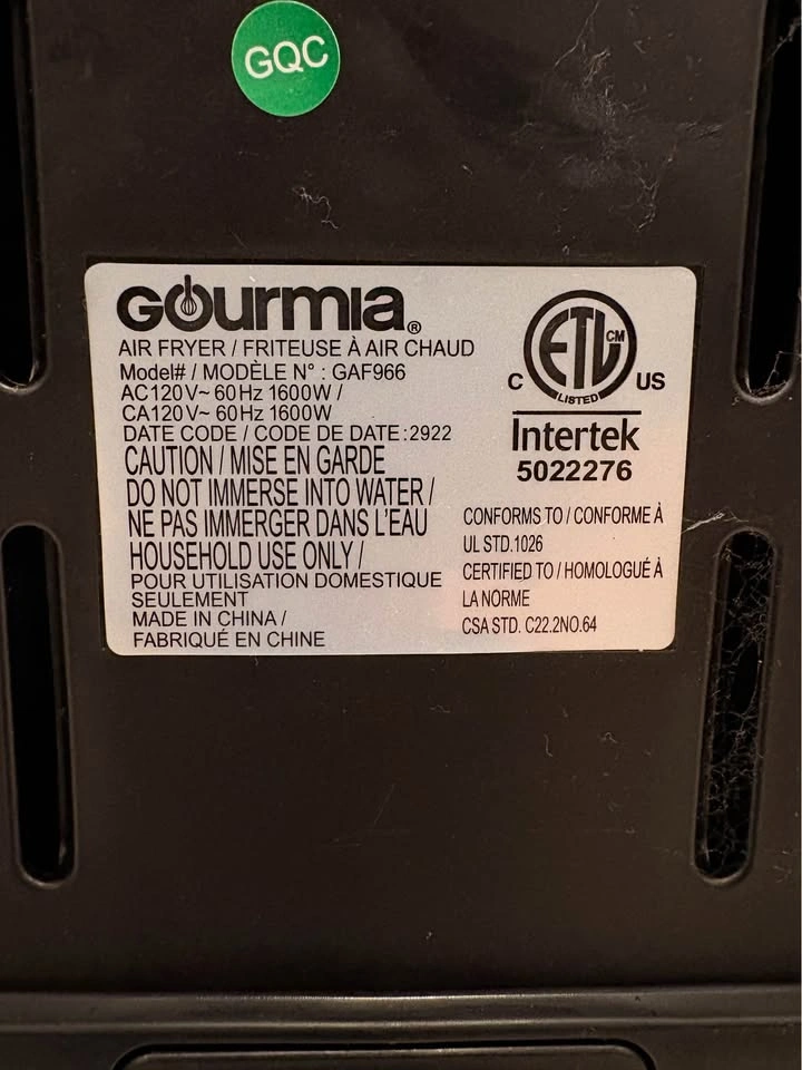 Gourmia Dual Basket Air Fryer - photo 3