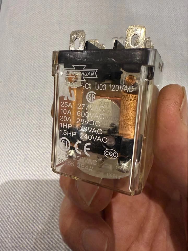 Relay 735-2B-F-C1 U03 120 VAC For GE Stove PCB909SR1SS - photo 2