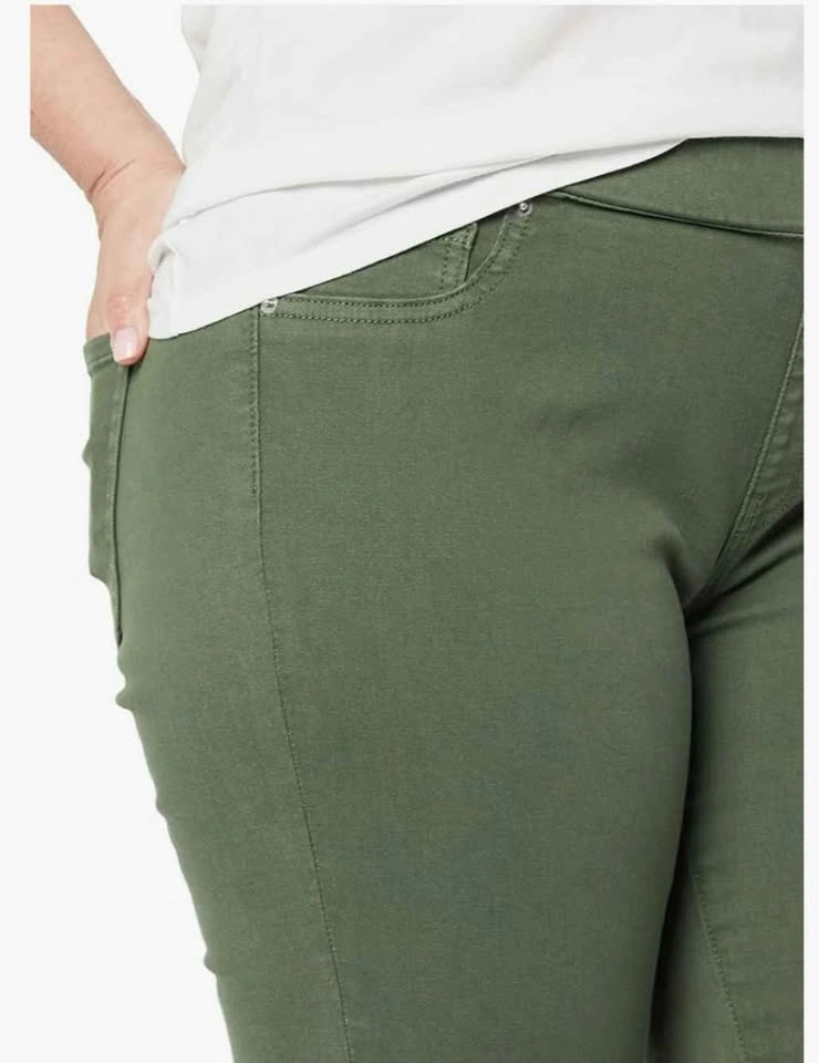Women's Dark Green Pull-On Jeggings - Size 16 Short (XL/2XL) - photo 2