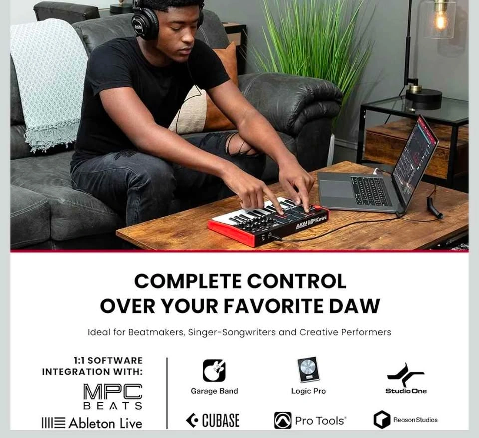 Akai MPK Mini MK3 25 Key MIDI Keyboard Controller - photo 2