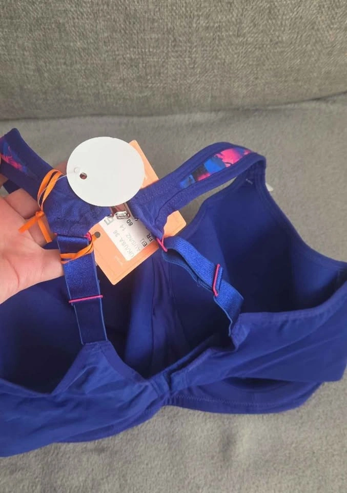 Panache Sport "Neon Rave" Wired Racer Back Sports Bra – NWT - photo 2