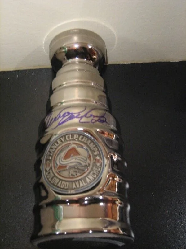 Signed 8" Stanley Cup with COA + Bobblehead image indicator(3)