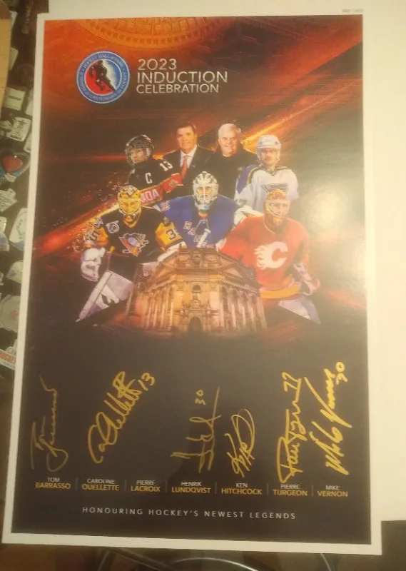 Signed 8" Stanley Cup with COA + Bobblehead image indicator(10)