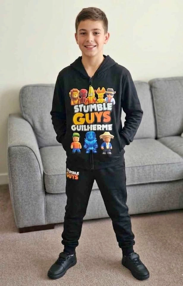 Boys' Stumble Guys Tracksuit (Hoodie & Joggers)