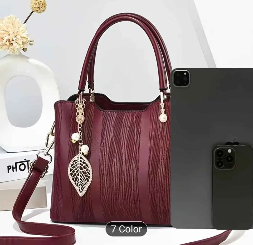 Brand new beautiful maroon Color hand bag for women - photo 2