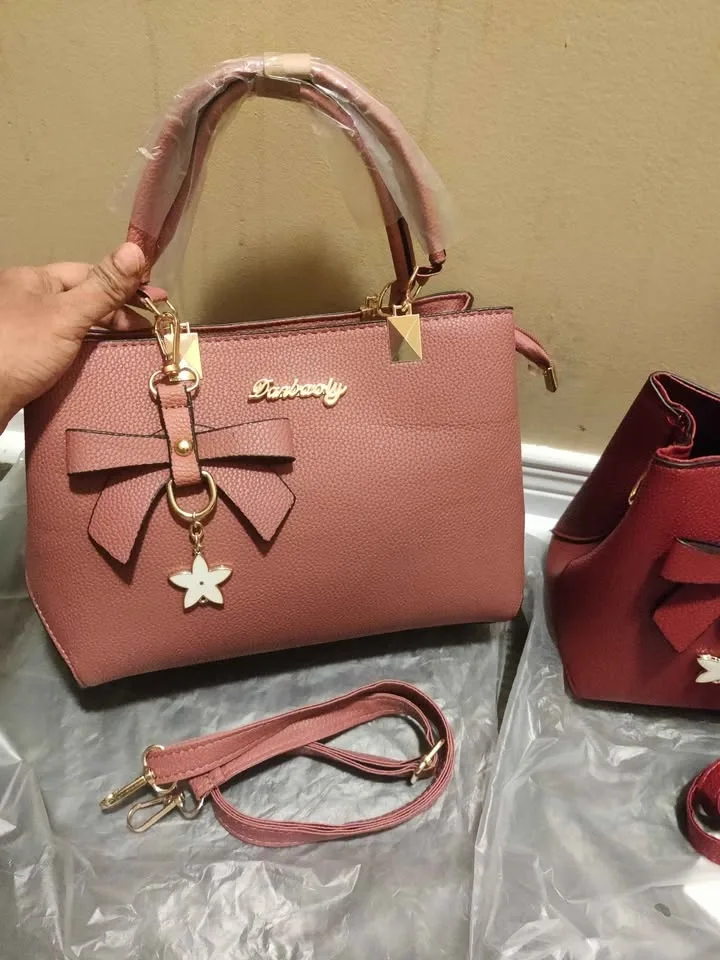 Brand new beautiful pink and marron Color women hand bags - photo 2