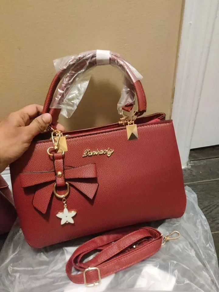 Brand new beautiful pink and marron Color women hand bags - photo 3