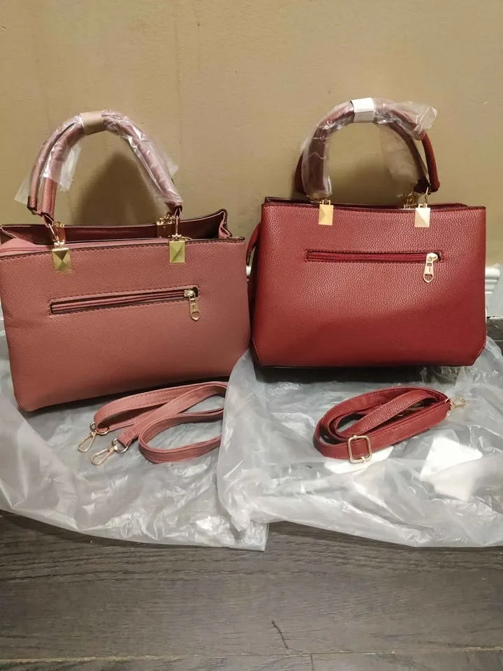 Brand new beautiful pink and marron Color women hand bags - photo 4
