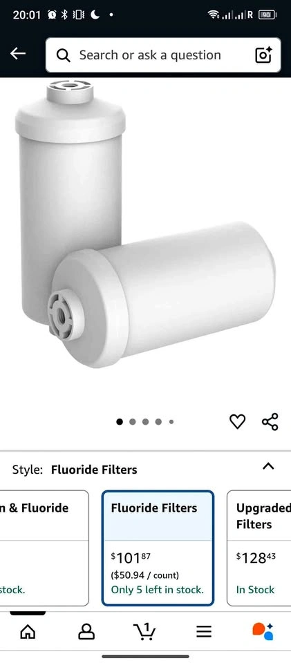 Waterdrop NSF/ANSI 372 Certified Fluoride Filters