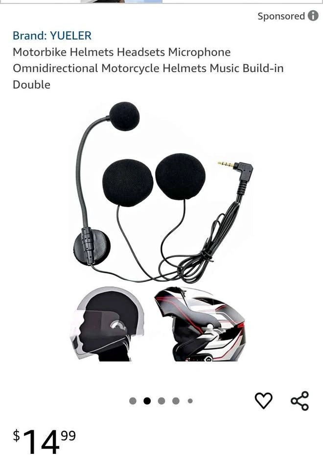 Motorcycle Helmet Microphone