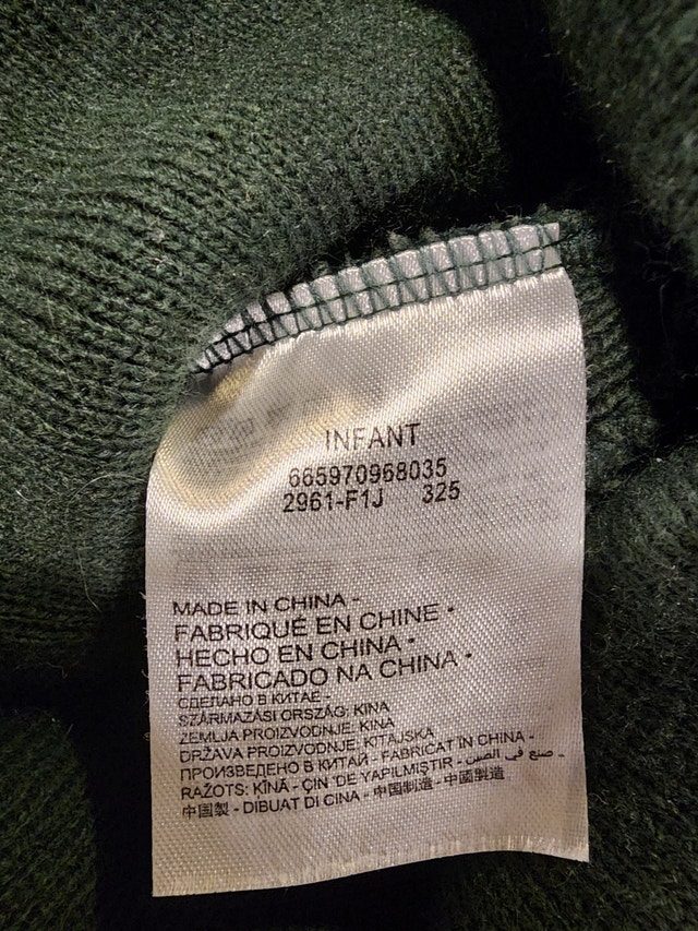 Green Infant Hat - Very Good Condition - photo 2