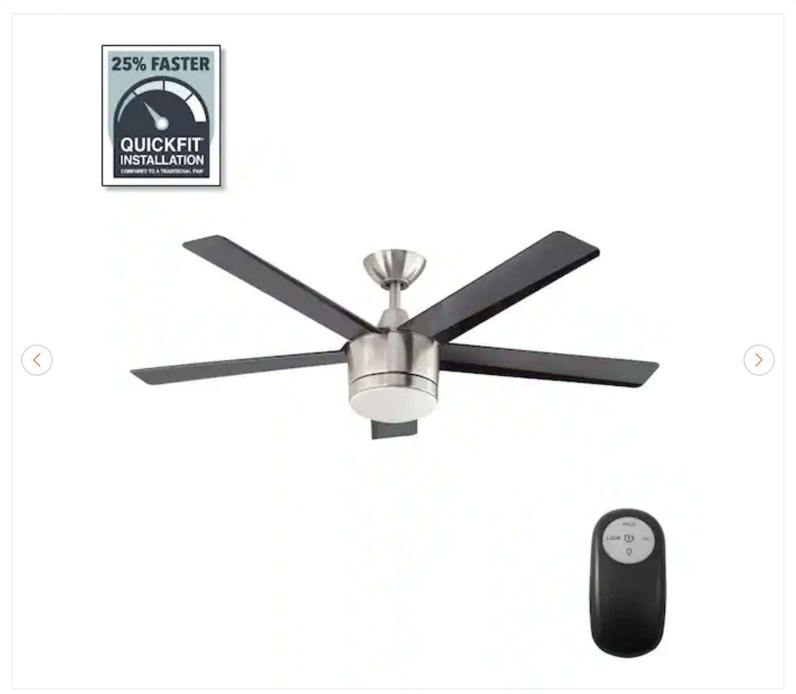 Home Decorators Merwry 52" LED Ceiling Fan - photo 3