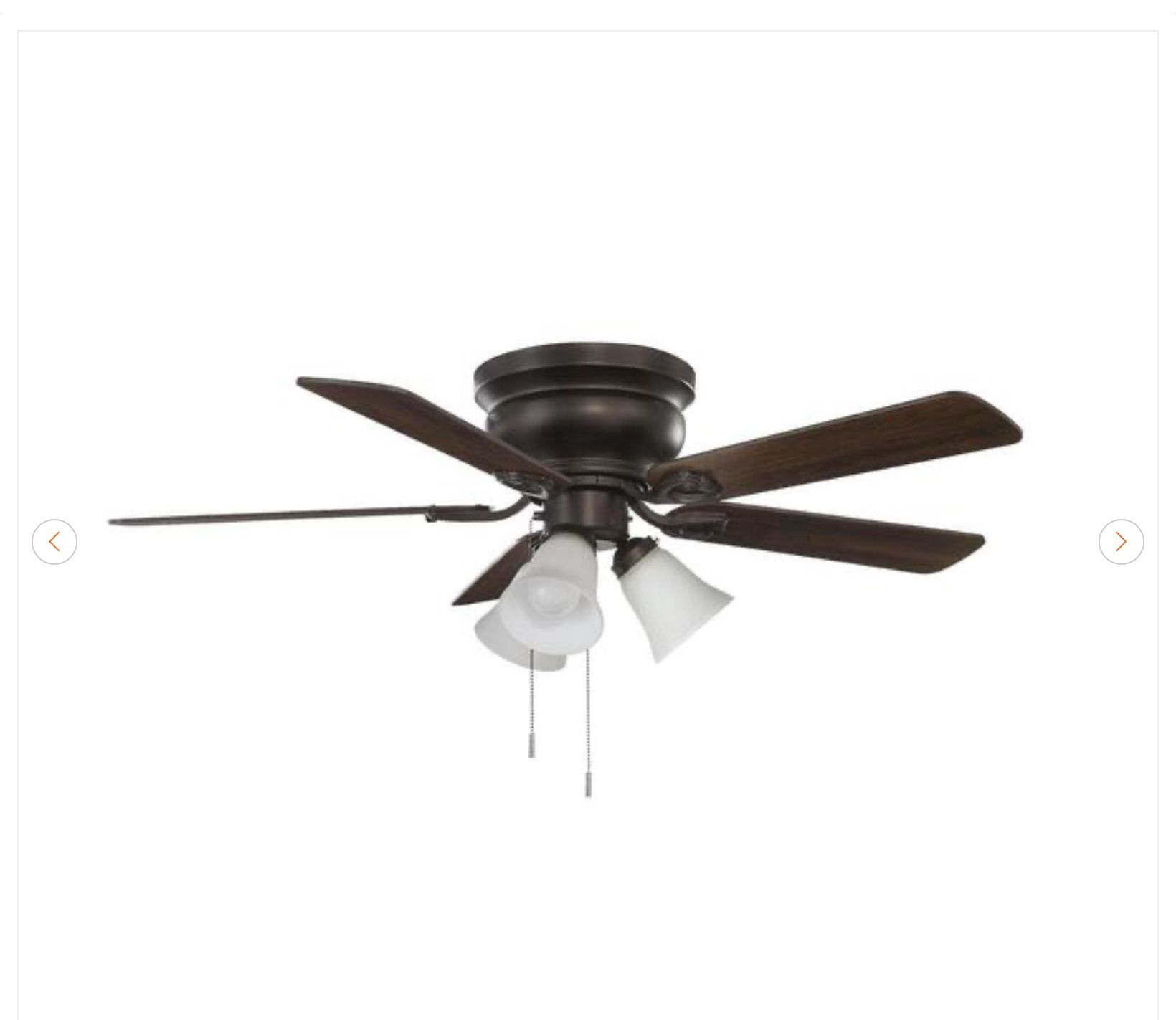 Hampton Bay Clarkston II 44 in. LED Ceiling Fan - New - photo 5