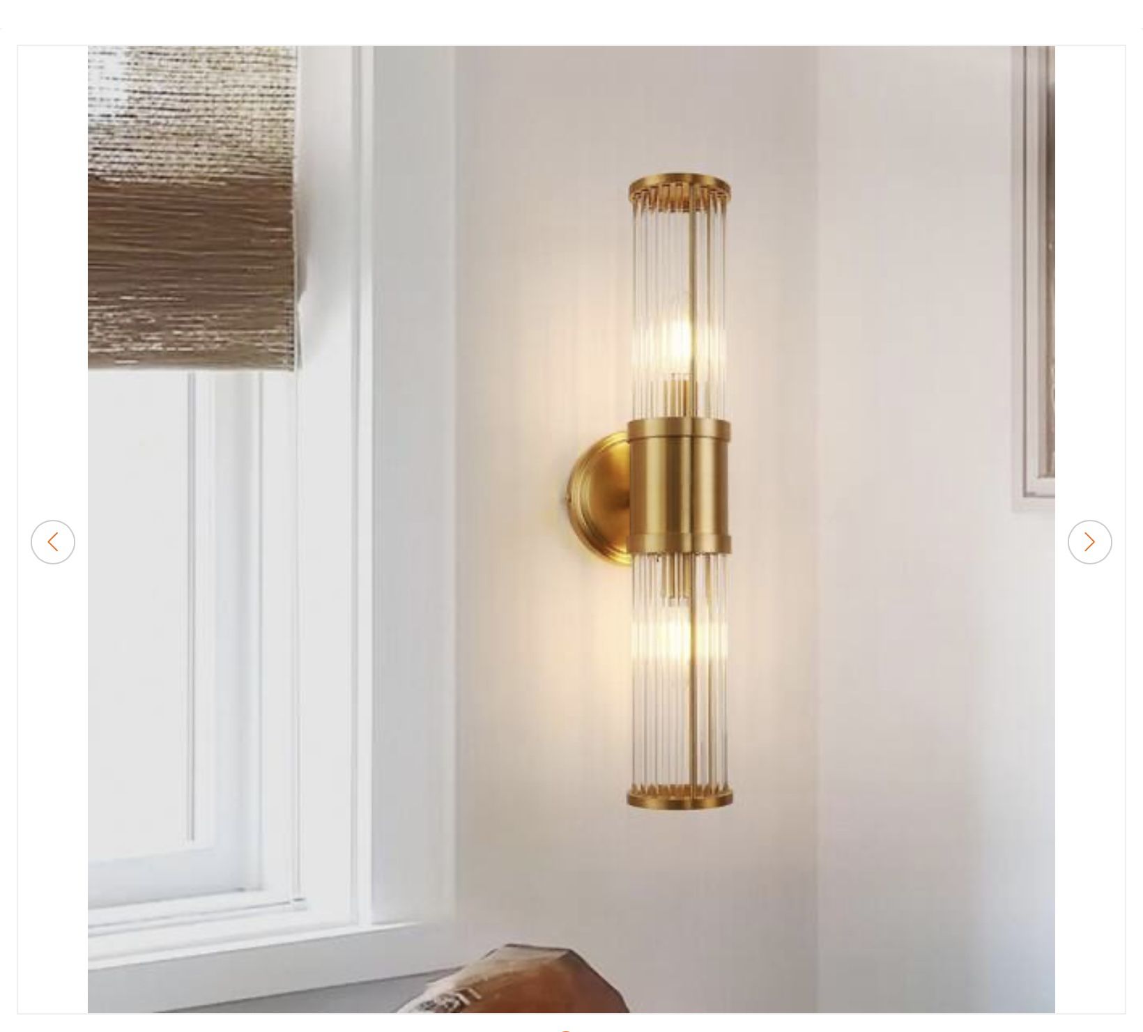 2-Light Crystal Vanity Light - YANSUN - photo 2