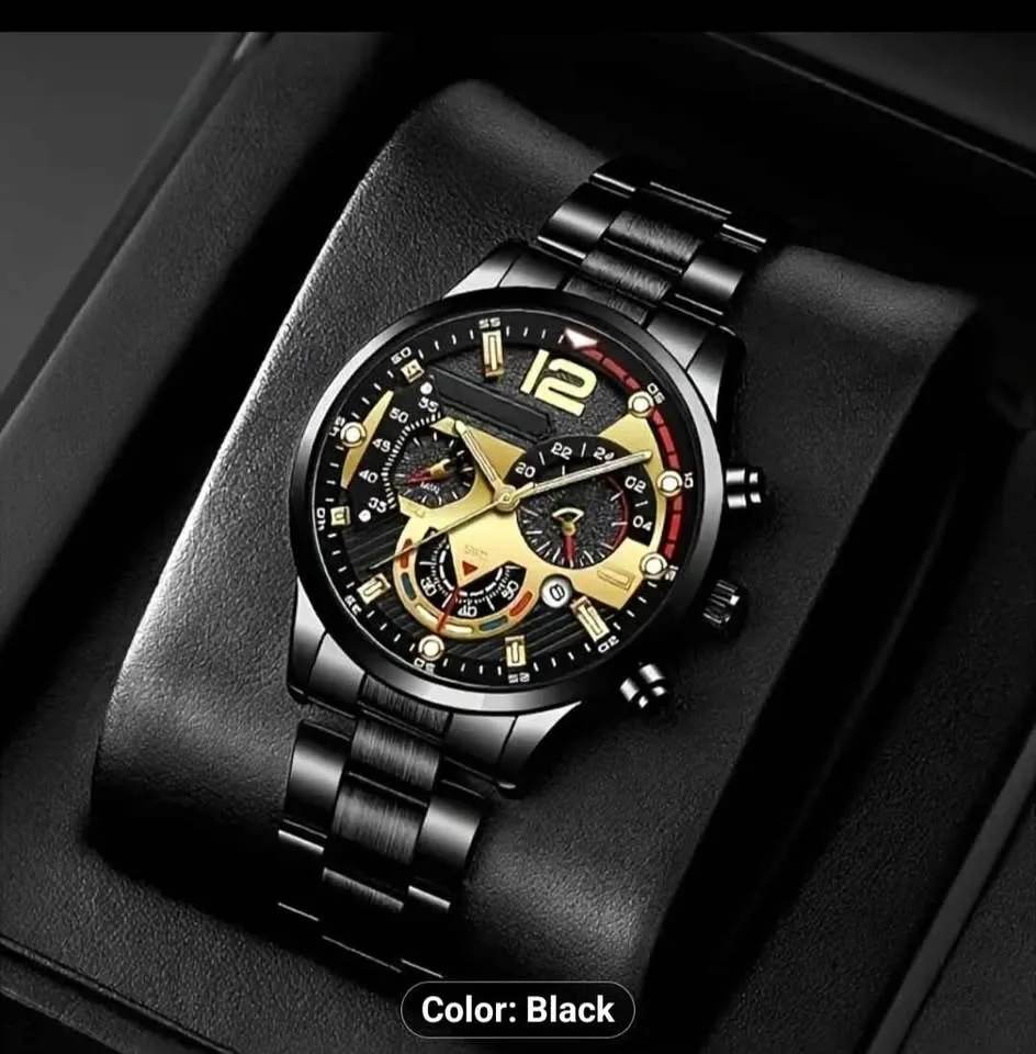 Luxury Gift Set: Watch, Wallet, Glasses, Pen, Keychain - photo 2