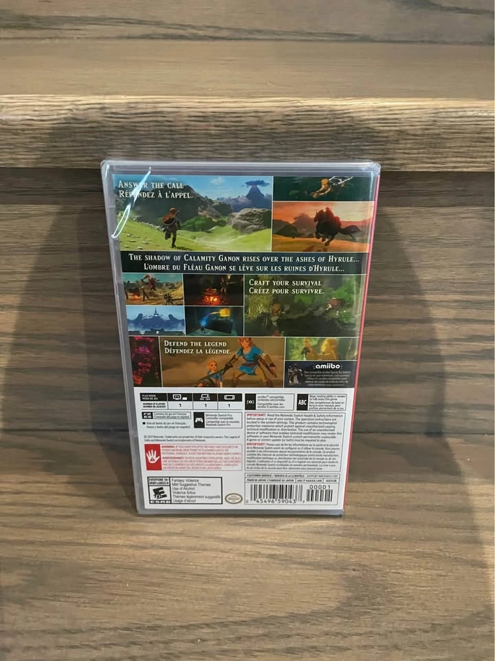 Nintendo Switch Zelda Breath of the Wild BOTW Brand New - photo 2