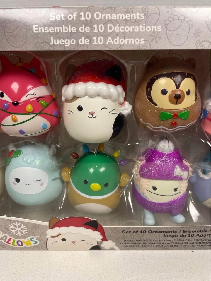 Original Squishmallows 10-Pack Christmas Ornaments - photo 3
