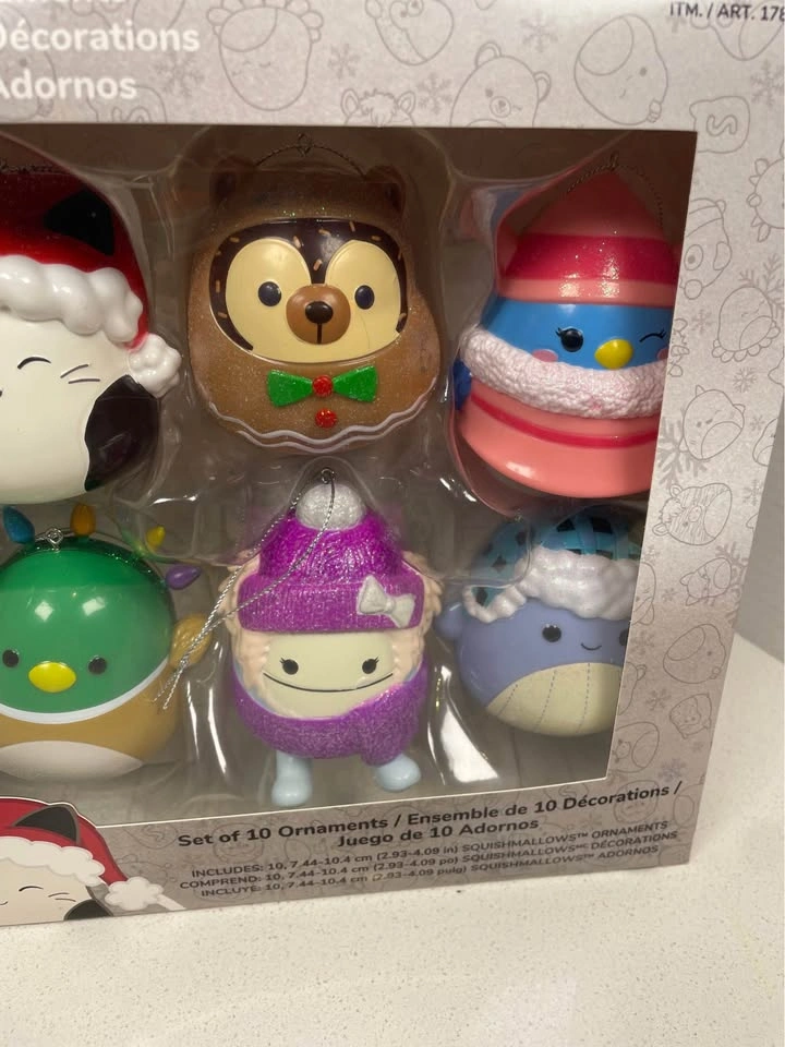 Original Squishmallows 10-Pack Christmas Ornaments - photo 4