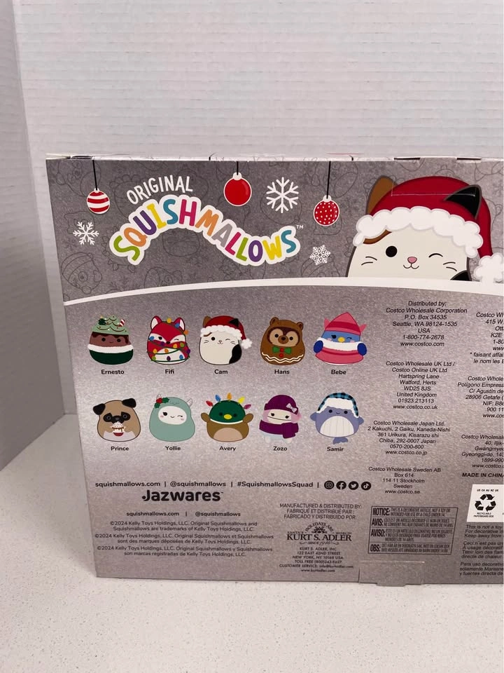 Original Squishmallows 10-Pack Christmas Ornaments - photo 5