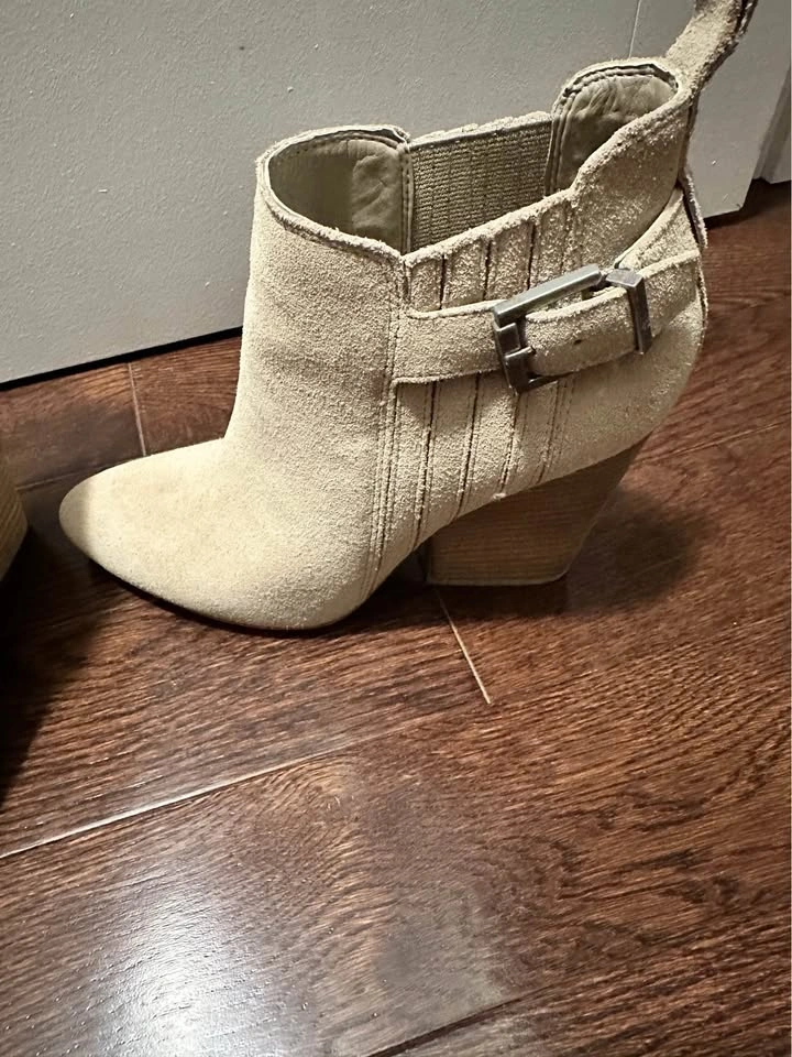 Guess Tan Suede Buckle Ankle Boots - photo 2