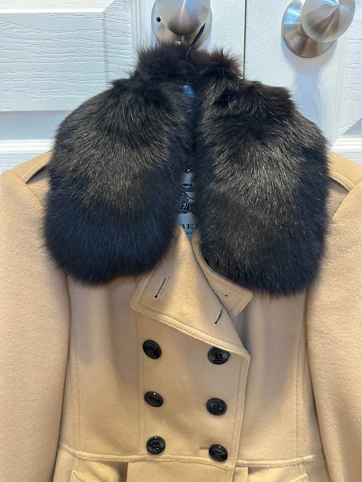 Burberry Wool Cashmere Women Coat Jacket Size 4 - photo 3