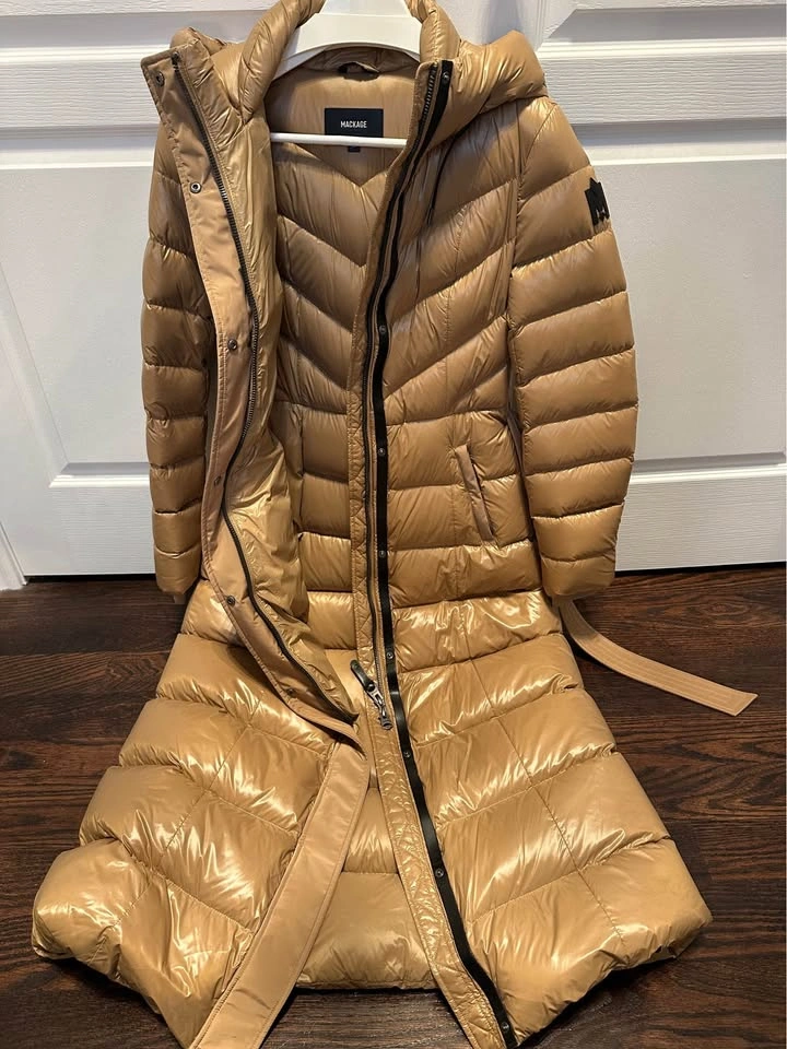 Mackage Women's Long Coat Jacket - Size Small - photo 3
