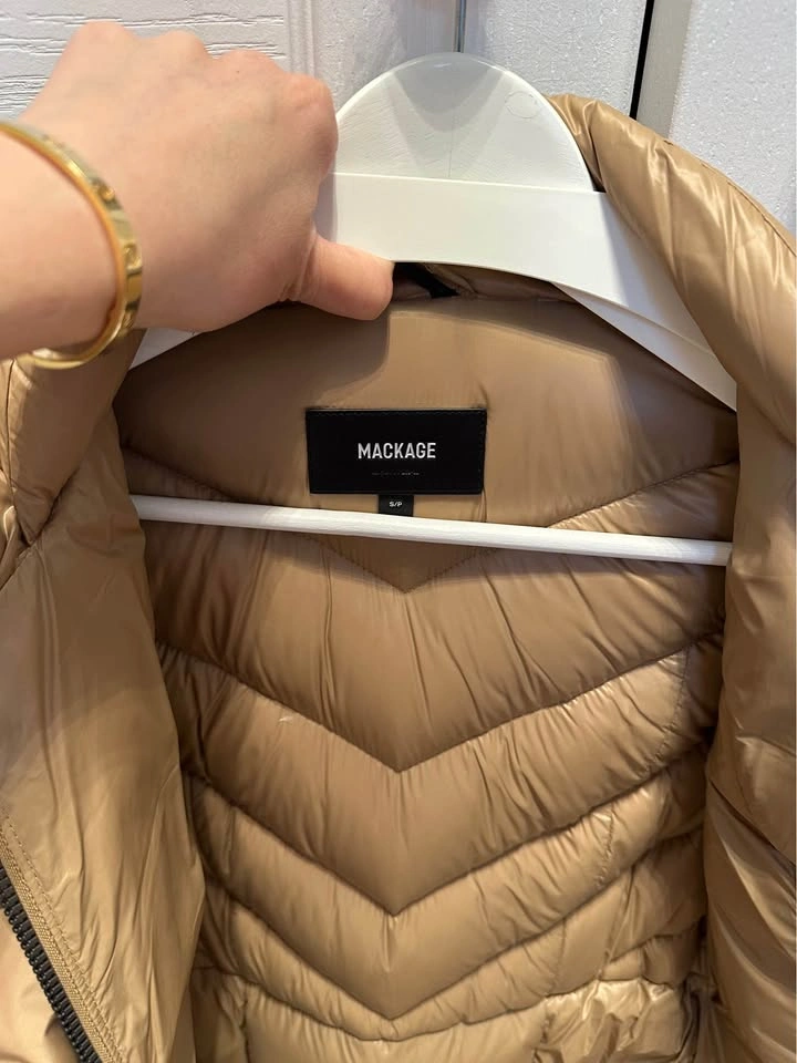 Mackage Women's Long Coat Jacket - Size Small - photo 5