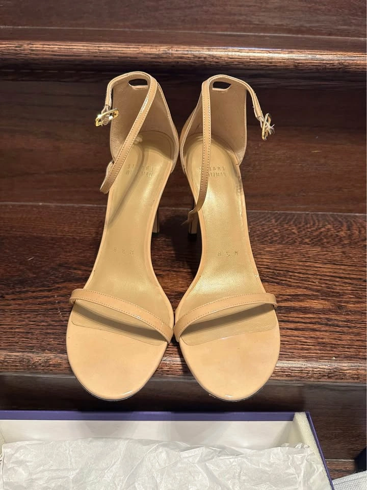 Stuart Weitzman Nude Heels Pump Shoes Size 8.5 - photo 2