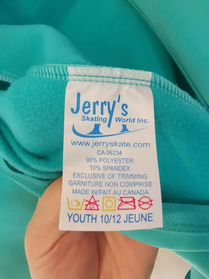 Jerry's figure skating dress costume size Youth 10/12 - photo 3