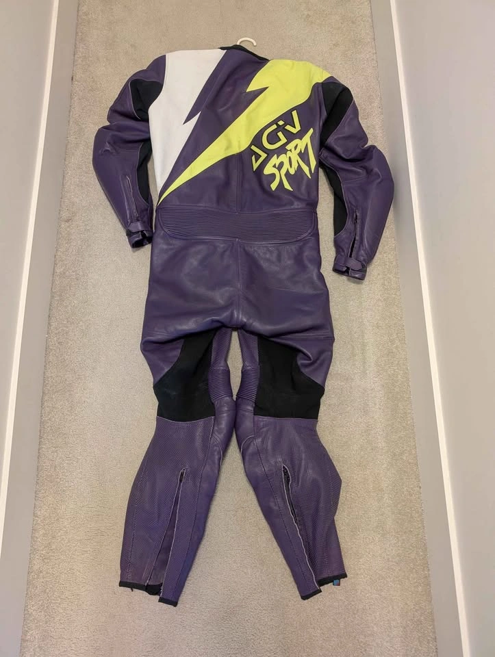 AGV Sport One-Piece Leather Suit - Size 54 - Italian Made - photo 2