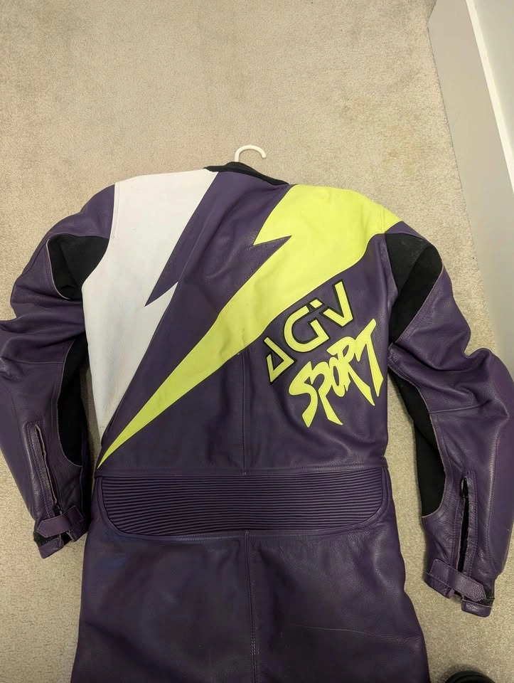 AGV Sport One-Piece Leather Suit - Size 54 - Italian Made - photo 3