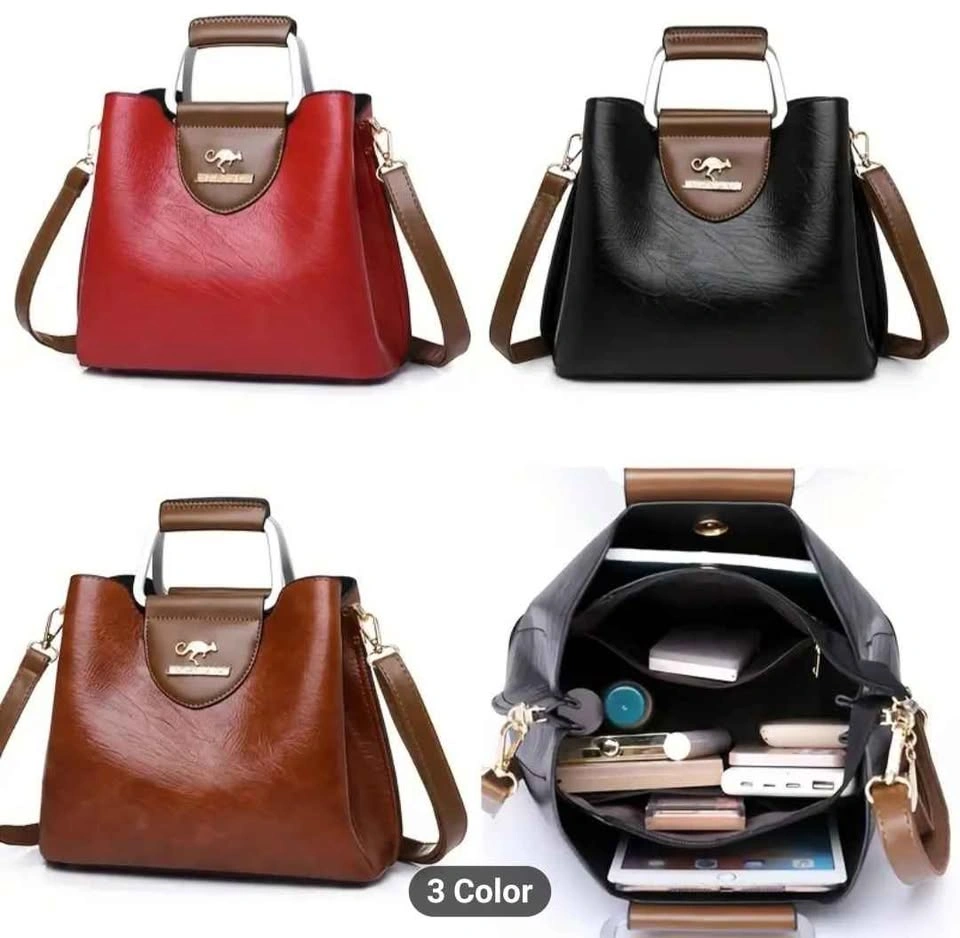 Elegant Kangaroo Hardware Tag Tote Crossbody Bag. - photo 2