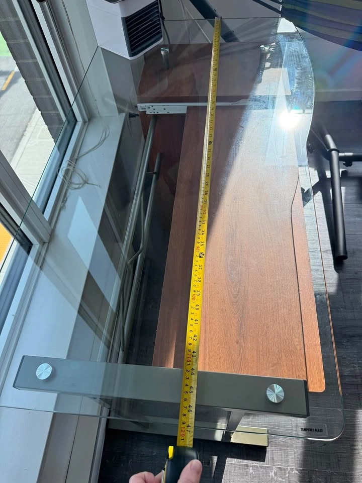 Modern Glass Office Desk