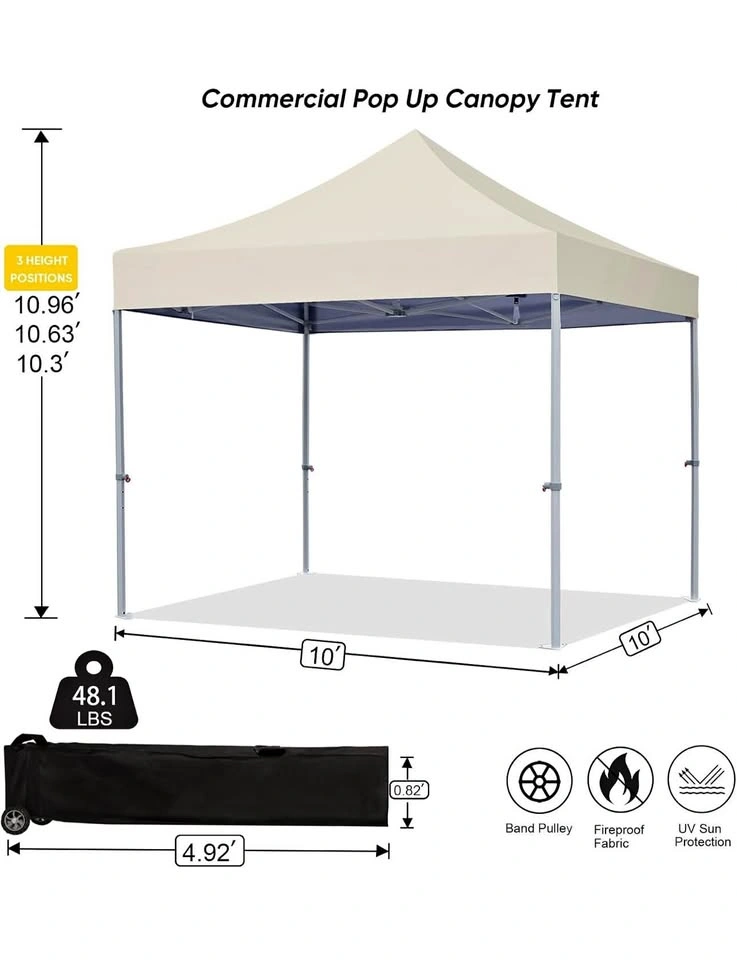 Northroad 10x10 Pop-Up Canopy Tent with Wheeled Bag
