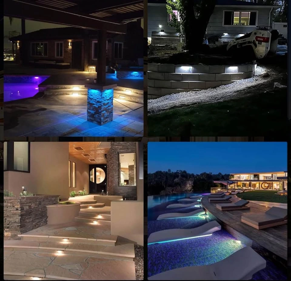 8-Pack 7” RGB LED Hardscape Lights - photo 4