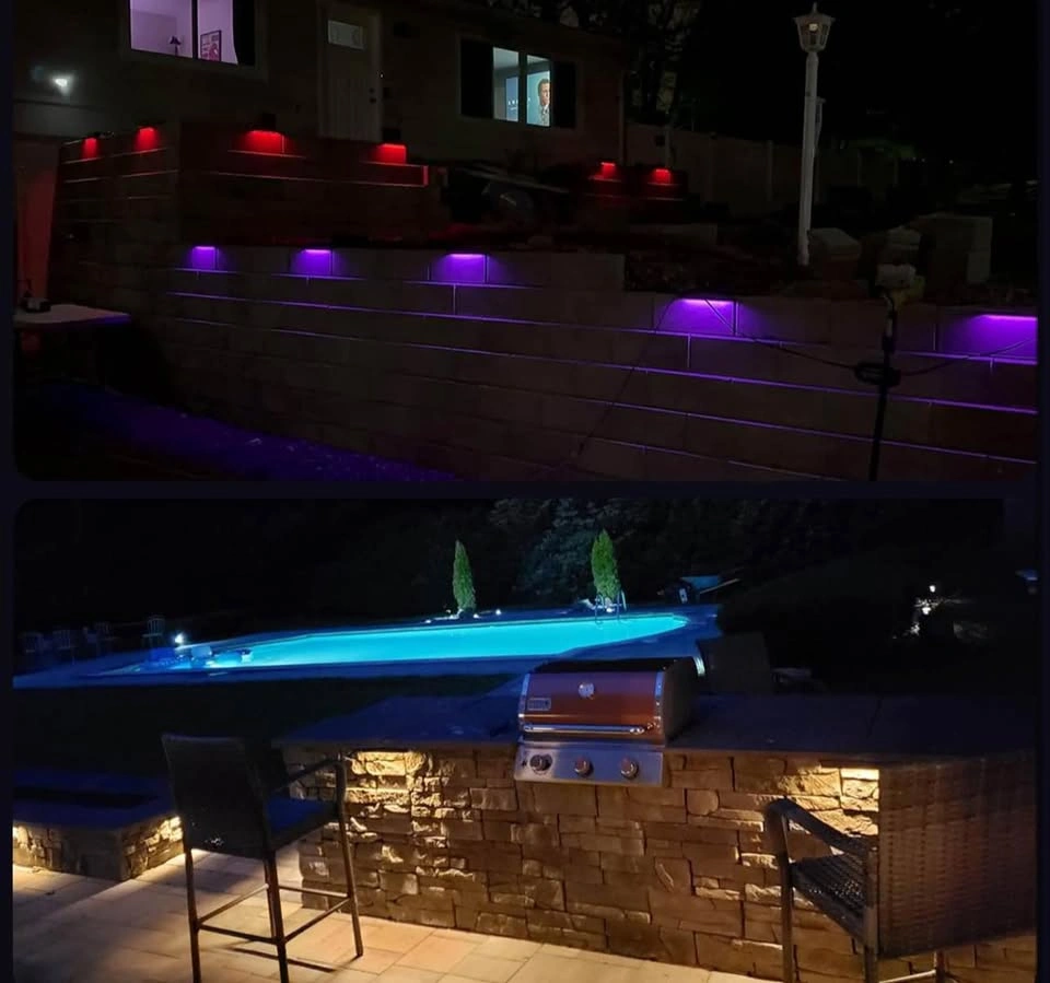 8-Pack 7” RGB LED Hardscape Lights - photo 5