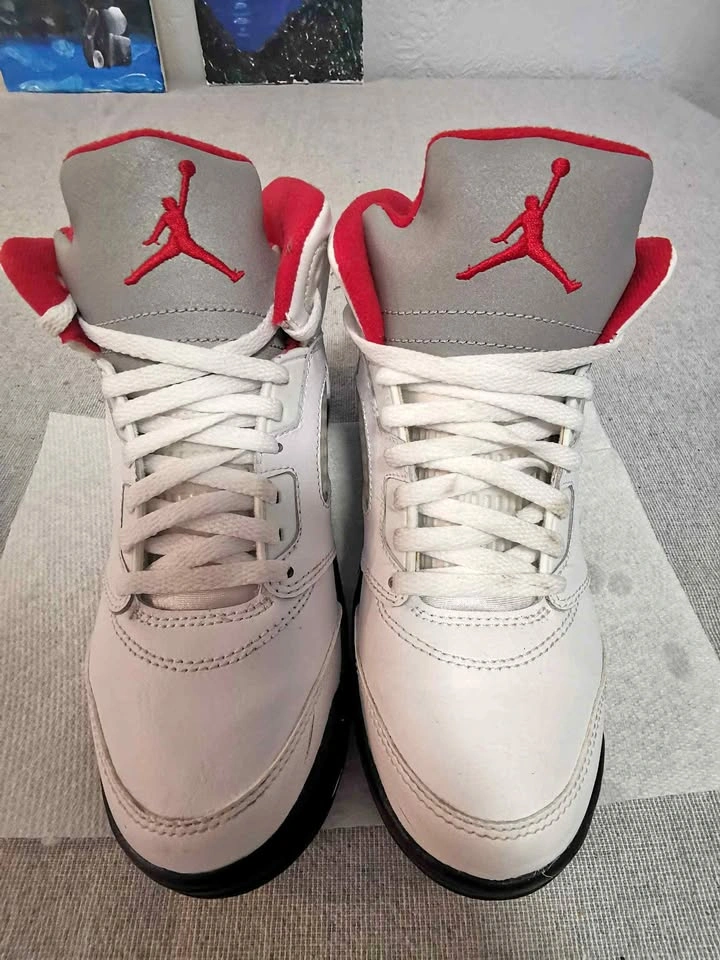 Air Jordan 5 Retro 'Fire Red' 2020 Size 3 Kids' Shoes