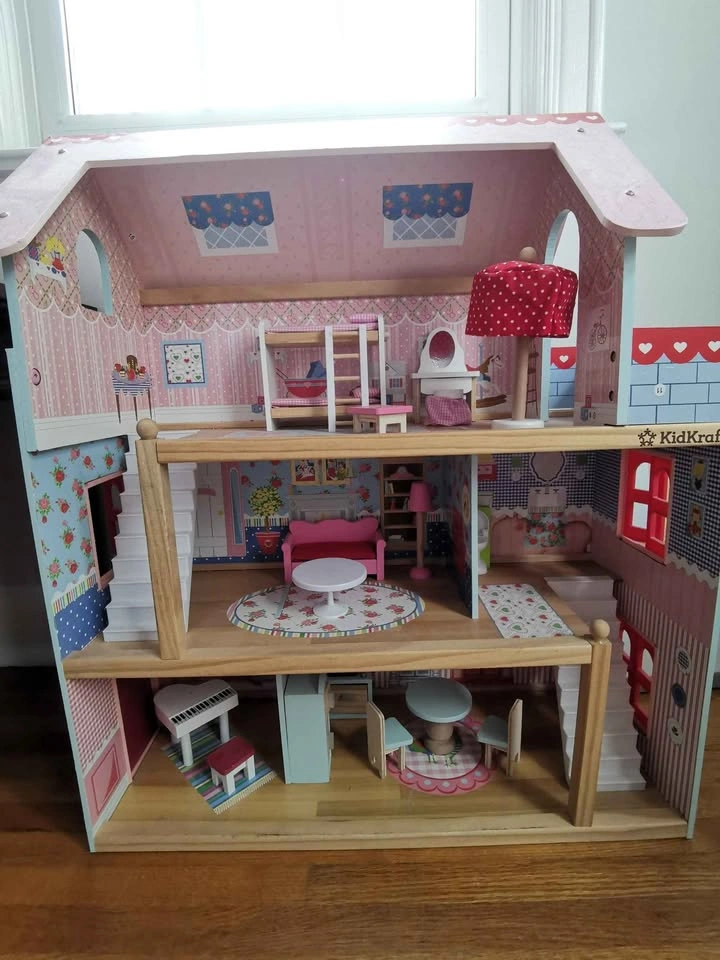 KidKraft Chelsea Doll Cottage / Wooden Doll House - photo 2