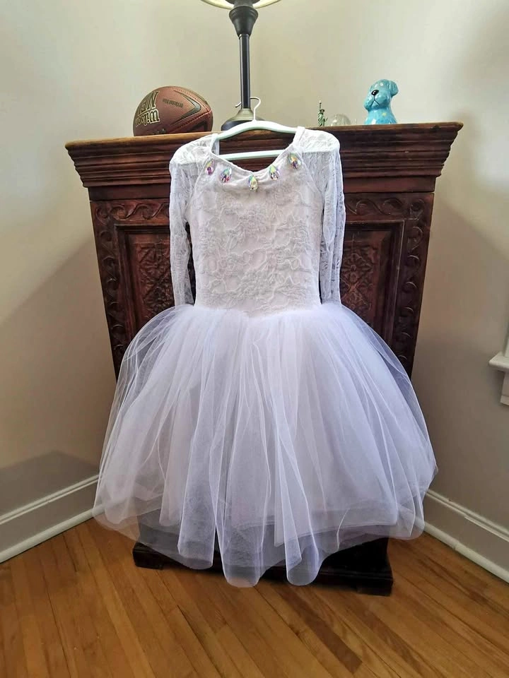 Weissman White Ballet Tutu Dance Dress Costume