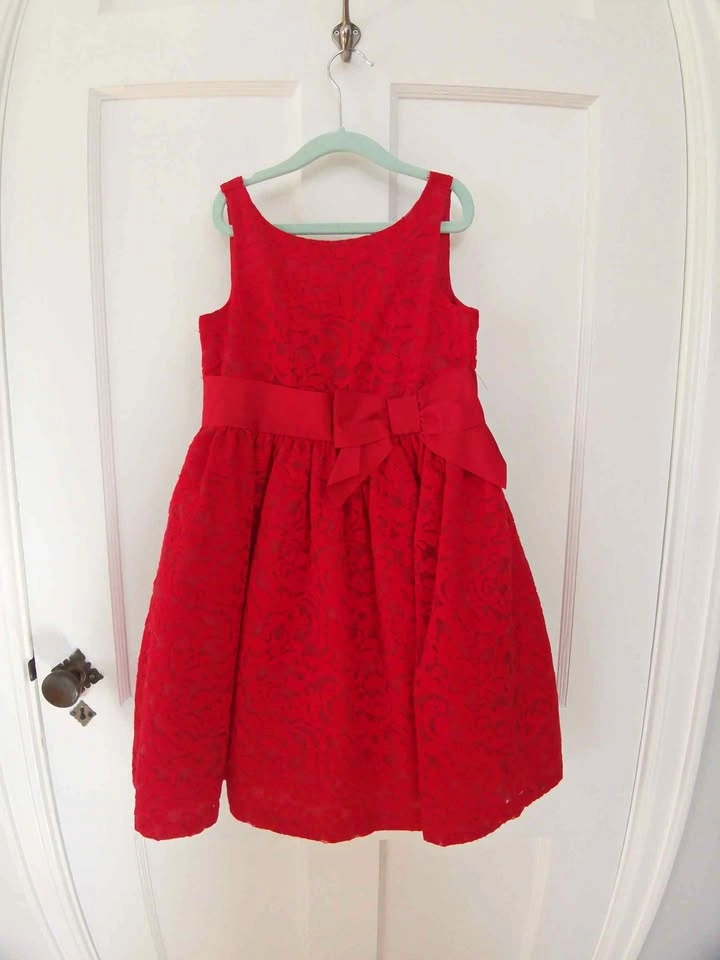 Janie & Jack Forever Rose Girls Dress - Size 6