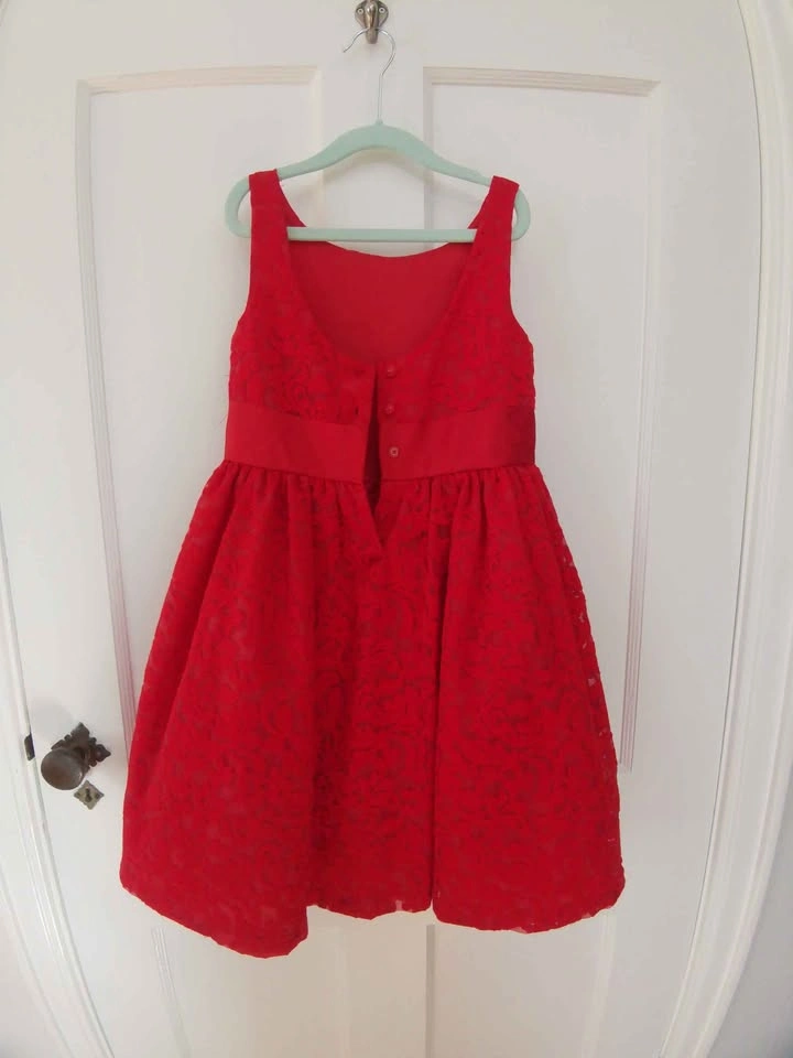 Janie & Jack Forever Rose Girls Dress - Size 6 - photo 2
