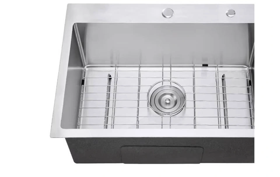 25" Drop-In Kitchen Sink - 18 Gauge Stainless Steel - photo 3