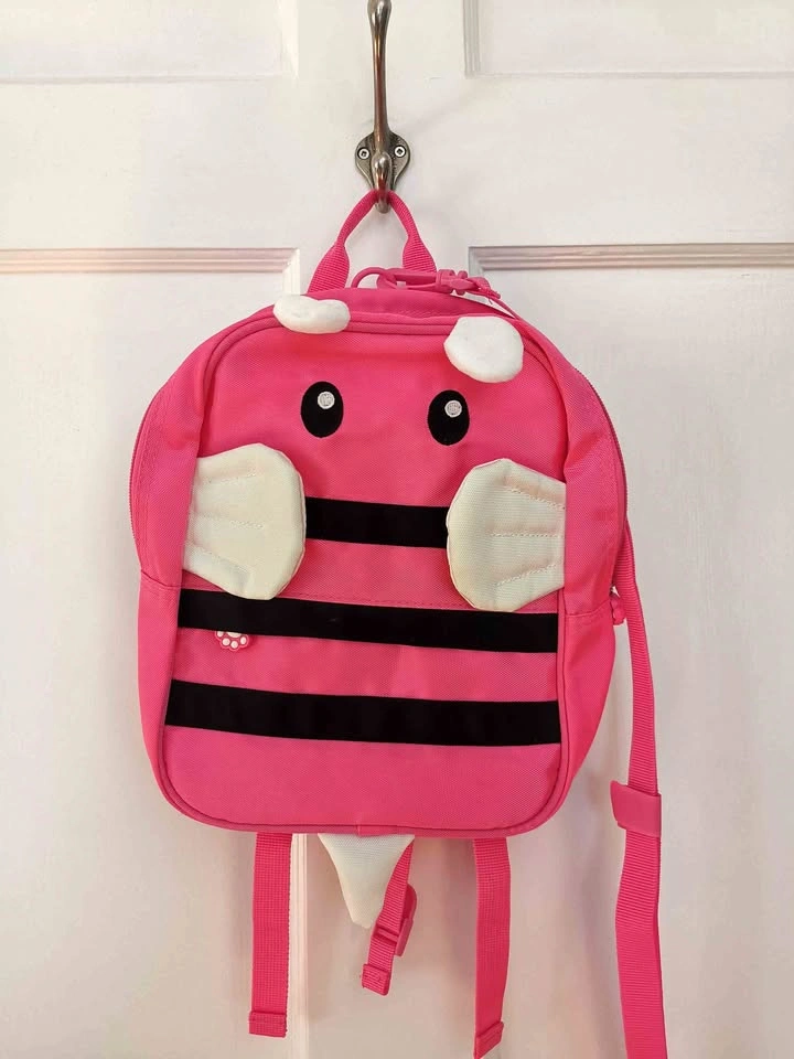 Girl's Toddler Preschool Backpack - Pink Little Bee