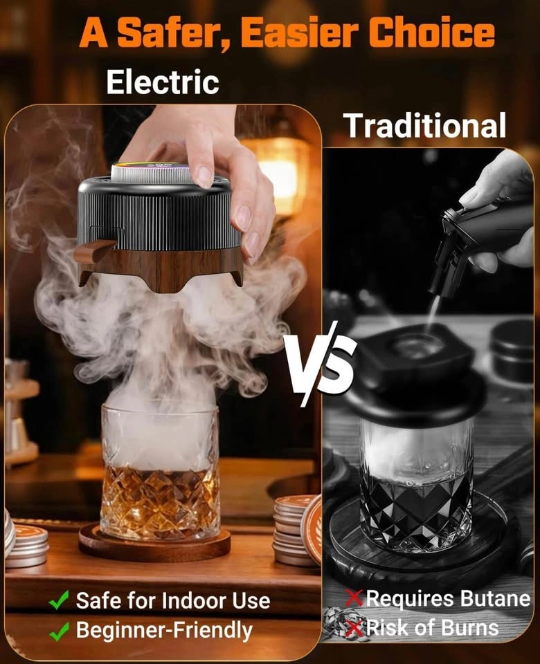 (New) Electric Whiskey Smoker Kit with Adjustable Smoke Control - photo 3