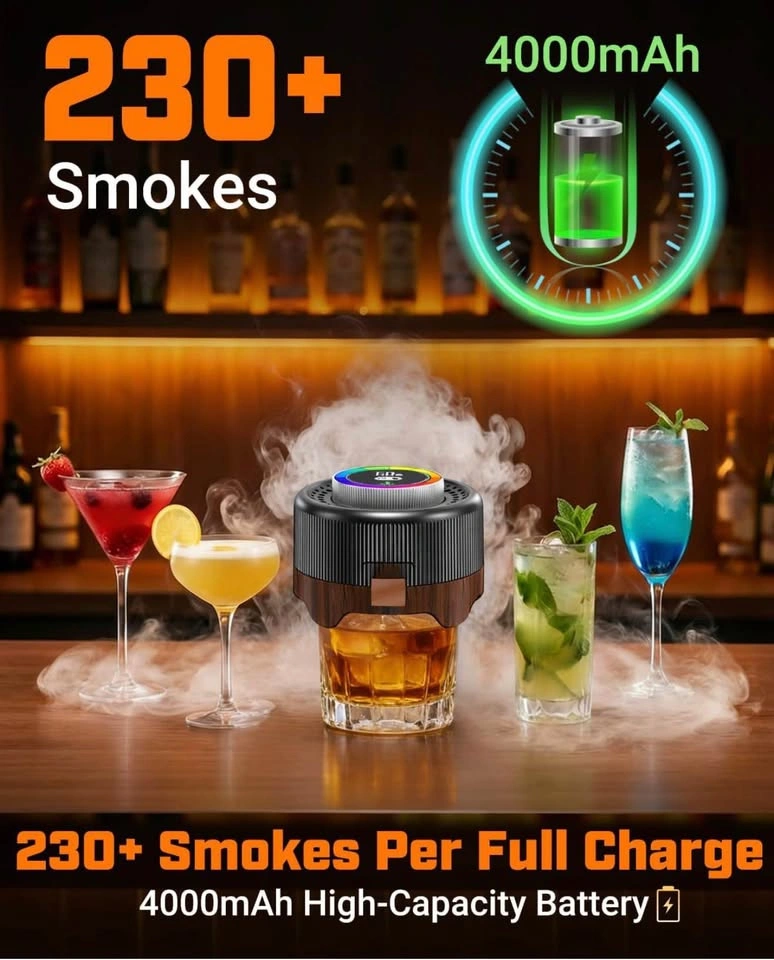 (New) Electric Whiskey Smoker Kit with Adjustable Smoke Control - photo 4