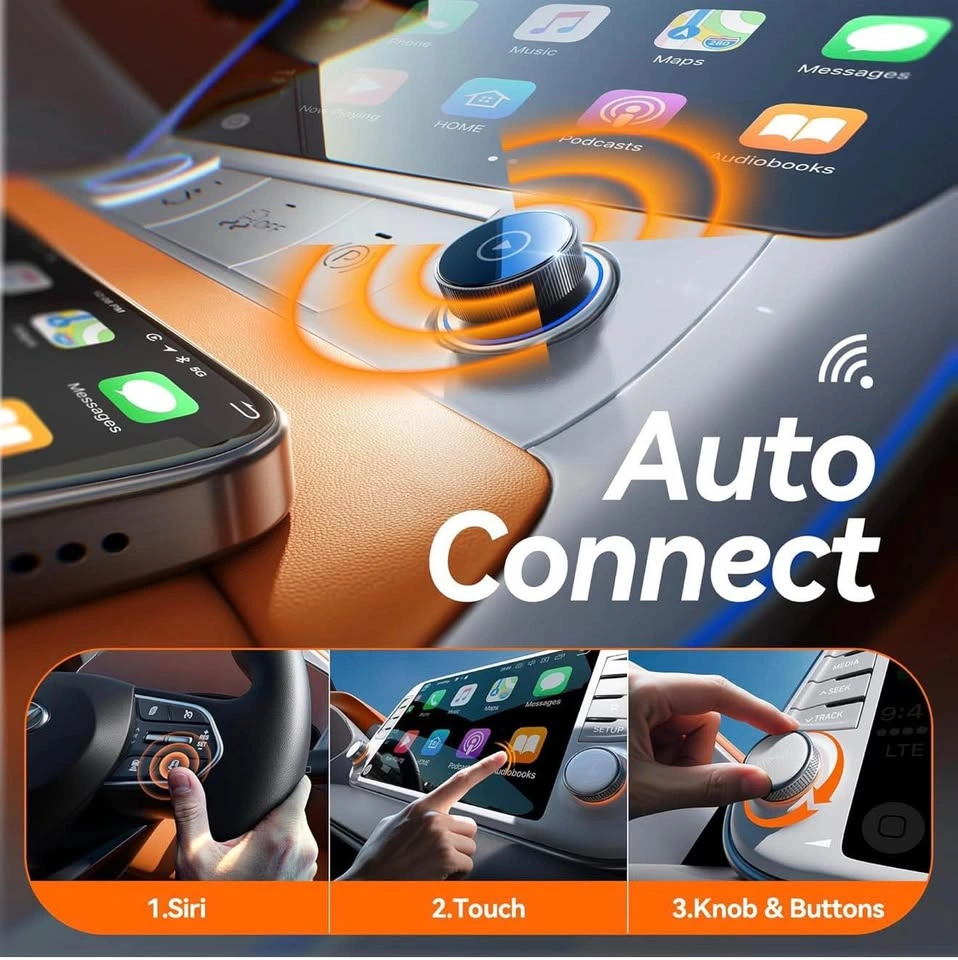 (New) Wireless Carplay Adapter, 60% Smaller - photo 3