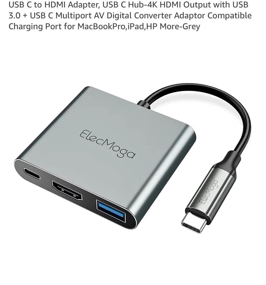 (New) USB C to HDMI Adapter